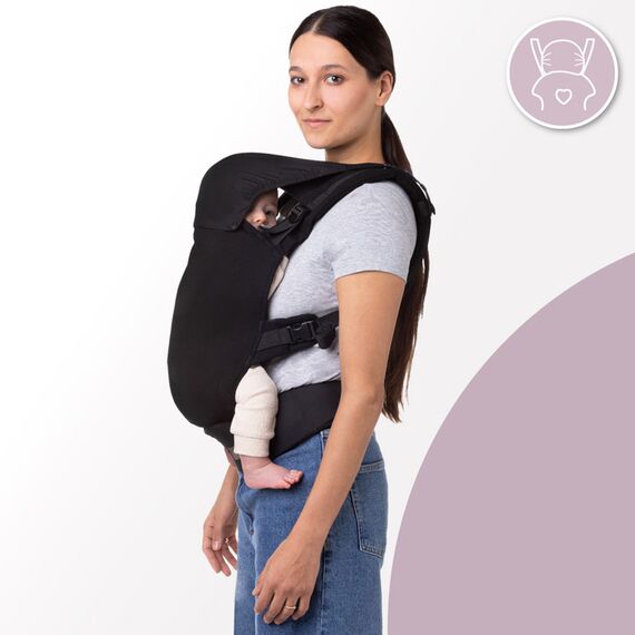 MoMi Collet Baby Carrier – Black, 2 image