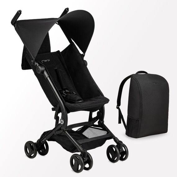 MoMi Grace Pocket Stroller - Black, 2 image