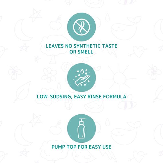 Friendly Organic 500ml Fragrance Free Baby Bottle & Feeding Utensil Wash - Clear, 2 image