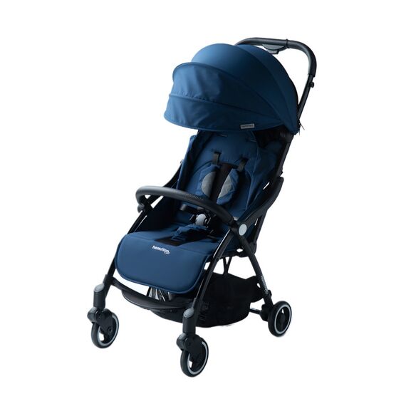Hamilton by Yoop Everyday Stroller Autofold System Cabin Compartments, Color: Navy