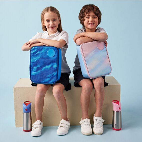 b.box Flexi Insulated Lunch Bag Large, Color: Blue, 6 image