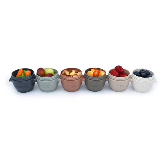 Melii Snap & Go Pods 59 ml 6 Pcs, Color: Earth Tones