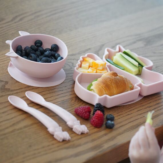 Melii Silicone Spoons 4 Pcs, Color: Pink,Green,Purple,Grey, 4 image