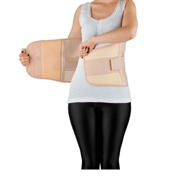Babyjem Postpartum Belly Band S/M for Mother, Color: Beige, 3 image