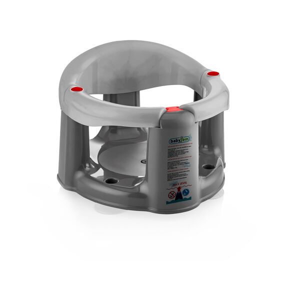 Babyjem Anti-Slip Baby Bath & Feeding Seat 6+ Months, Color: Grey