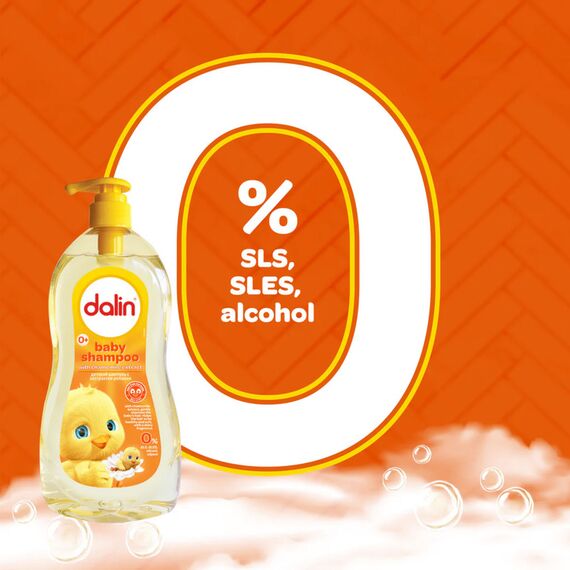 Dalin Baby Shampoo & Body Wash with Chamomile Extract 700ml, 3 image