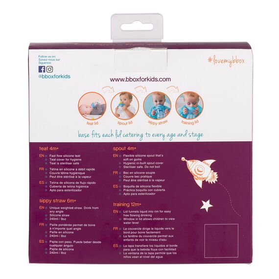 b.box Transition Value Pack 4-in-1 Feeding Set, Color: pink, 6 image