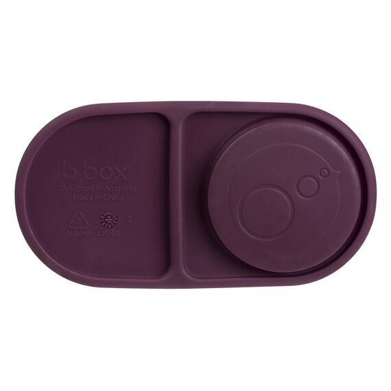 B.Box Mini Bento Snackbox – 2 Compartments, Color: Navy Blue, 6 image