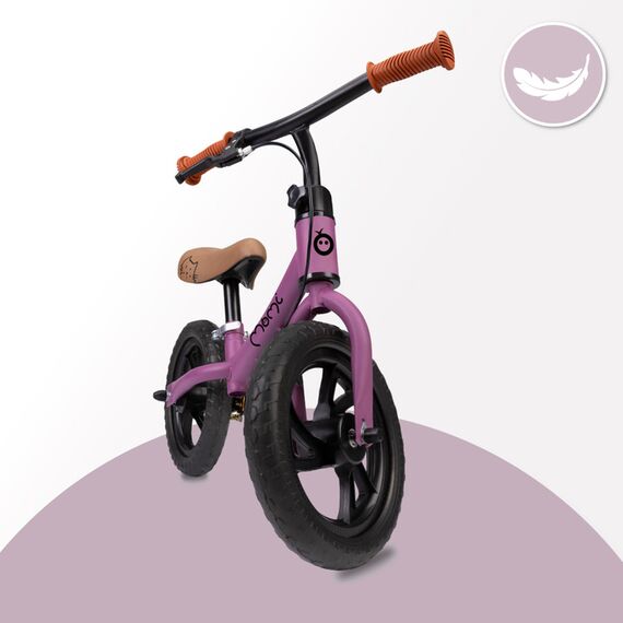 MoMi Breki Balance Bike with Brake 12 Inch, Color: Purple, 3 image