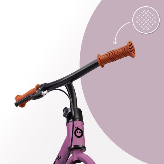 MoMi Breki Balance Bike with Brake 12 Inch, Color: Purple, 4 image