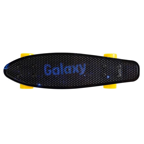 MoMi Qkids Galaxy Skateboard, Color: Black, 4 image