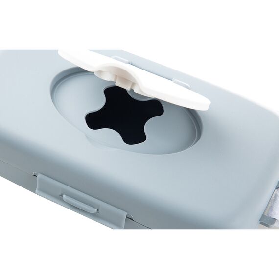 Babyjem Wet Towel Box, Color: Grey And White, 4 image