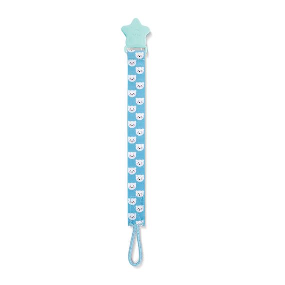 Babyjem Print Pacifier Holder 0+ Months, Color: Blue