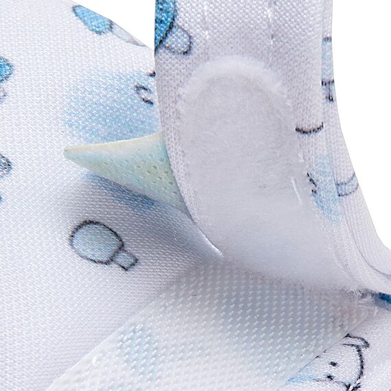BabyJem Baby Teething Gloves Hedgehog, Color: Blue, 6 image
