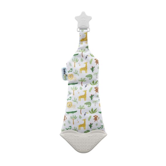 Babyjem Baby Teething Scarf & Tie 3+ Months, Color: Beige, 4 image