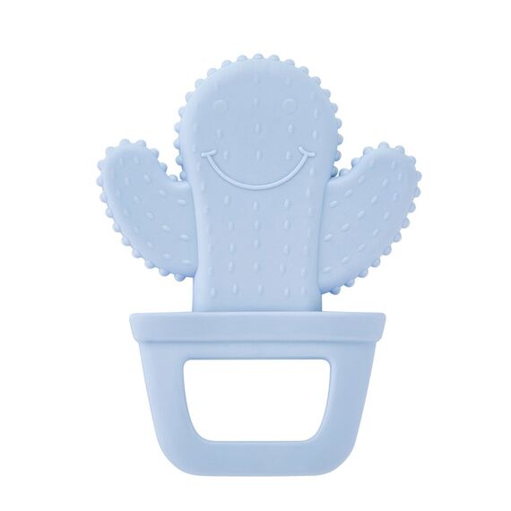 Babyjem Cactus Teether 3+ Months, Color: Blue