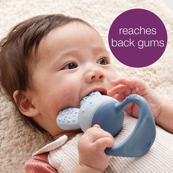 b.box Chill + Fill Teether Fillable Water Teething Toy 3m+, Color: Blush, 5 image