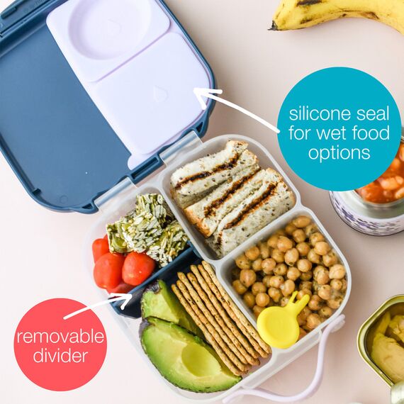 B.Box Mini Lunchbox, Color: Blue, 5 image