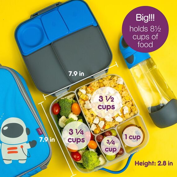 B.Box Lunchbox, Color: Purple, 3 image