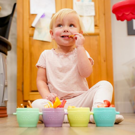 Melii Snap & Go Pods Baby Food Storage Container 4oz 8 pcs, 4 image
