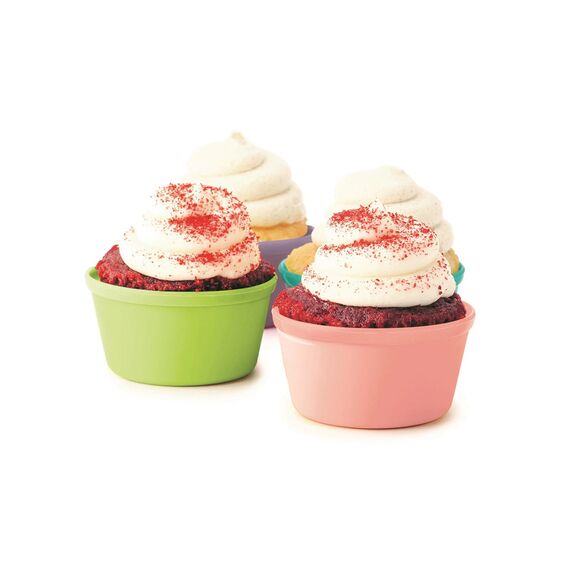 Melii Rainbow Silicone Food Cups 2.8 oz, 5 image