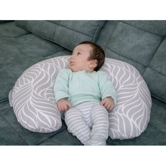 Babyjem Breast Feeding and Support Pillow, 0 Months+, Color: Grey, 3 image