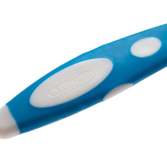 Babyjem Soft Tip Spoon 2 Pcs, Color: Blue & Green, 3 image