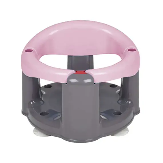 Babyjem Anti-Slip Baby Bath & Feeding Seat 6+ Months, Color: Grey & Pink, 2 image