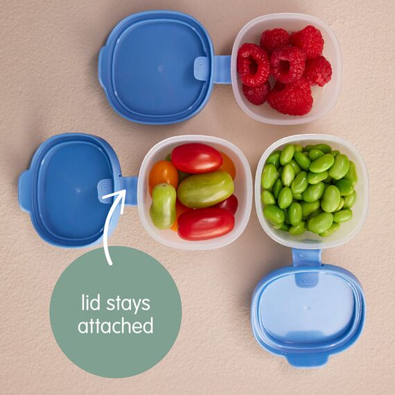Snack Tubs, Color: Berry, 6 image