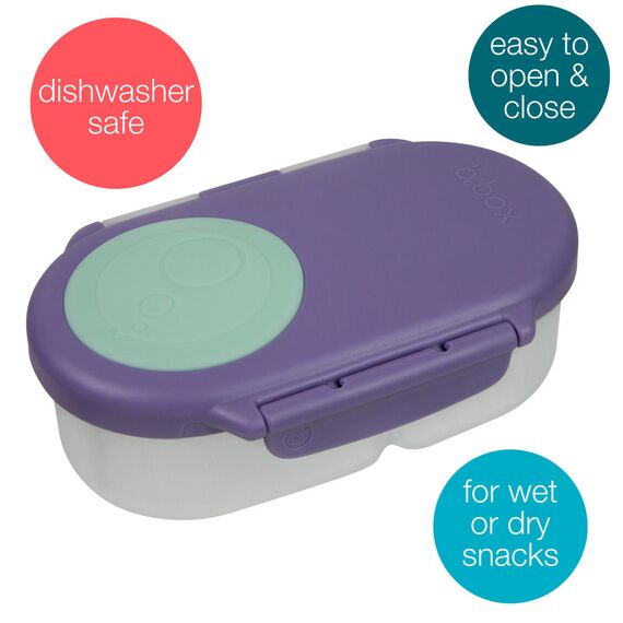 B.Box Snackbox, Color: Lilac Pop, 2 image