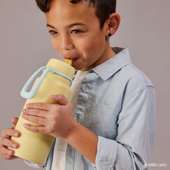 B.Box 1L Insulated Flip Top Bottle, Color: yellow, 7 image