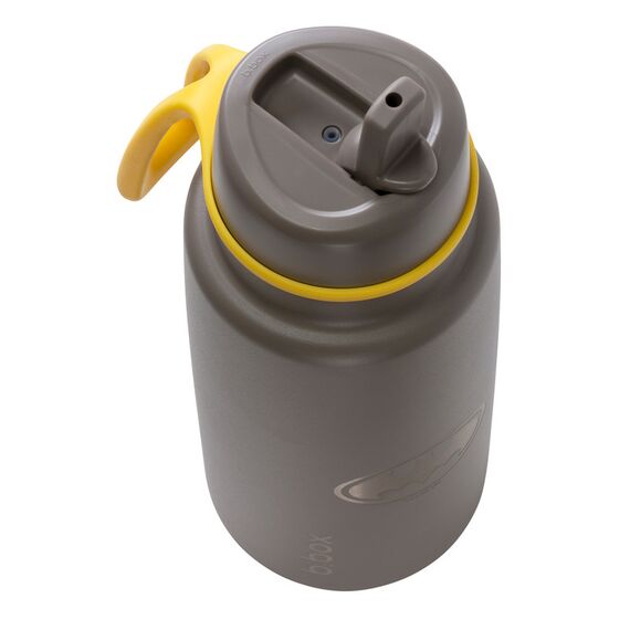 B.Box 1L Insulated Flip Top Bottle, Color: Brown, 4 image