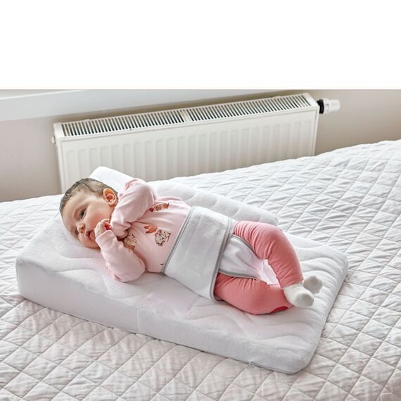 Babyjem Reflux Pillow with Belt 0-6 Months, Color: White, 2 image