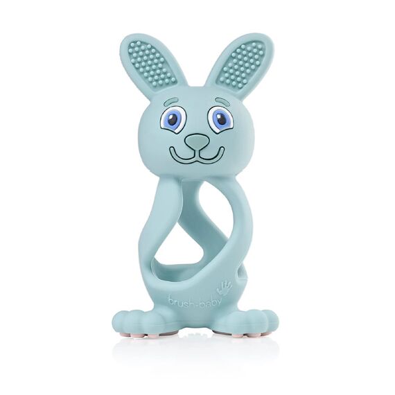 brush-baby Bobbie Bunny Teether 3D, Color: Green