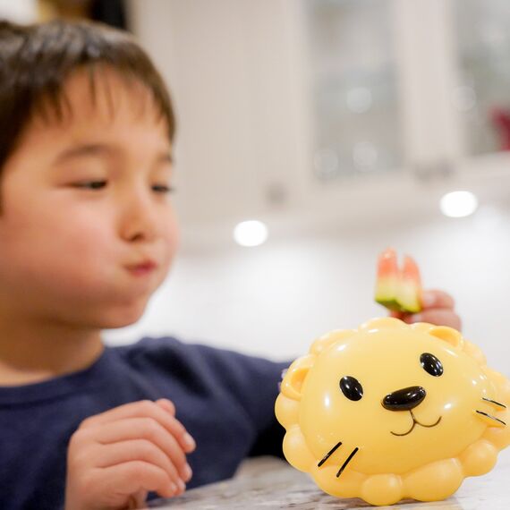 Melii Snack Container, Color: yellow, 4 image