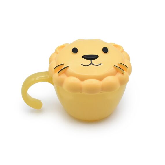 Melii Snack Container with Finger Trap, Color: yellow, 2 image