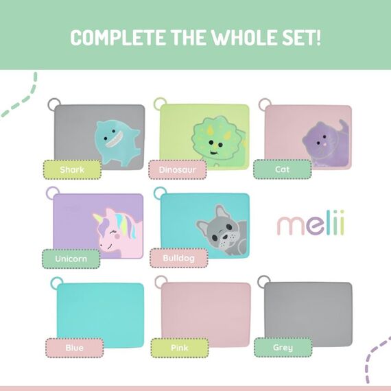 Melii Silicone Placemat, Color: Mint Green, 6 image