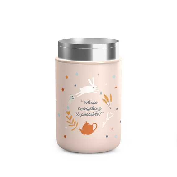 Suavinex Baby Food Thermos Flask for Hot & Cold Foods 100% Stainless Steel with Airtight Seal Portable Travel Baby Bottle & Food Warmer 0M+ 400ml, Color: pink, 2 image