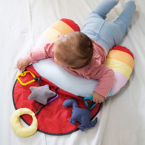 Babyjem Baby Tummy Time Pillow with Toys 0-6 Months - Multicolor, 3 image