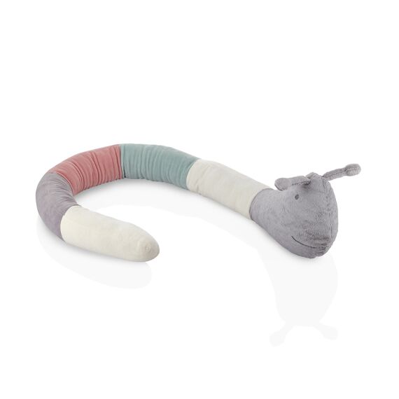 Babyjem Caterpillar Positioner Velvet Pillow 0-6 Months - Multicolor