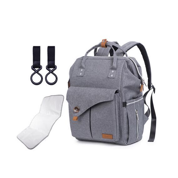 Teknum Reversible Look At Me Stroller Combo With Diaper Bag Hooks & Changing Pad 6–36 Months Up To 15Kg, Color: Grey, 2 image