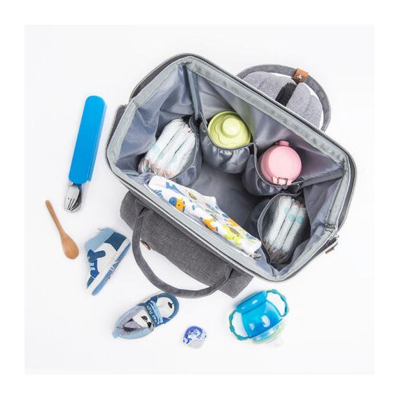 Teknum Reversible Look At Me Stroller Combo With Diaper Bag Hooks & Changing Pad 6–36 Months Up To 15Kg, Color: Grey, 8 image