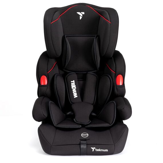 Teknum Nova Car Seat Travel Combo Group 1/2/3 9Kg-36Kg With Luxury Diaper Bag, Color: Black, 2 image