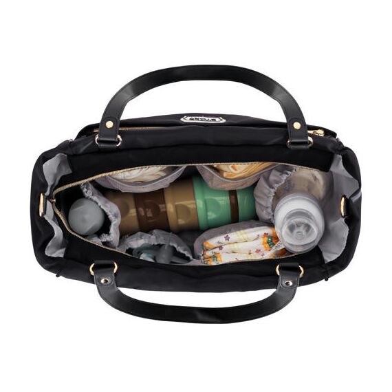Teknum Nova Car Seat Travel Combo Group 1/2/3 9Kg-36Kg With Luxury Diaper Bag, Color: Black, 15 image