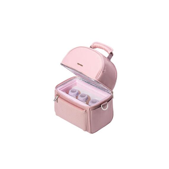 Sunveno Breastmilk Cooler Bag With Detachable Insulation Box Set, Color: pink, 7 image