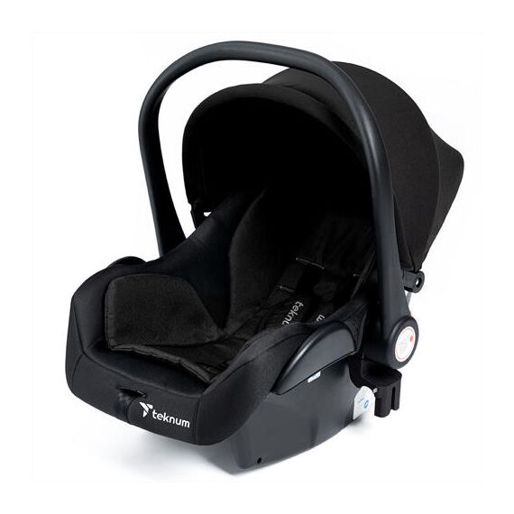 Teknum Reversible Trip Baby Stroller Travel System With Infant Car Seat Multi Recline 6-36 Months, Color: Black, 2 image