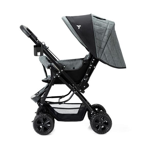 Teknum Reversible Trip Baby Stroller Travel System With Infant Car Seat Multi Recline 6-36 Months, Color: Grey, 7 image