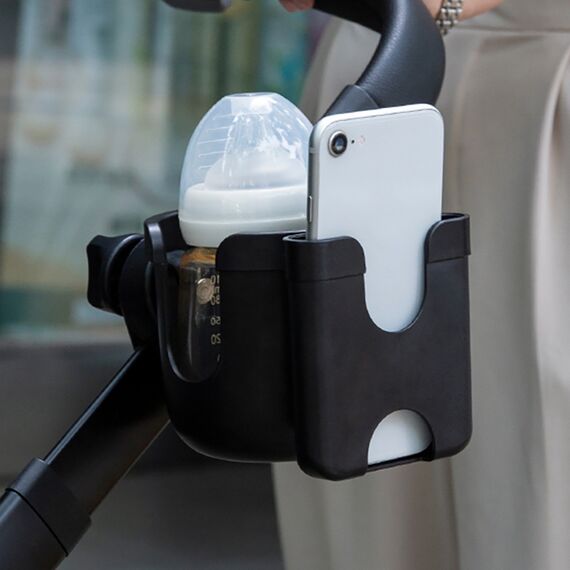 Teknum 2-In-1 Universal Stroller Cup & Phone Holder Fits Most Bottles And Smartphones, 4 image