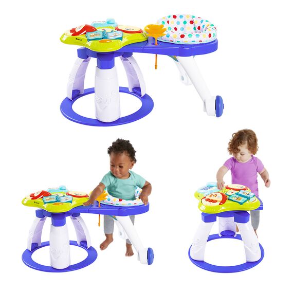 Teknum 3In1 Rotating Play Table Activity Center 6+ Months 15Kg, Color: Blue, 11 image