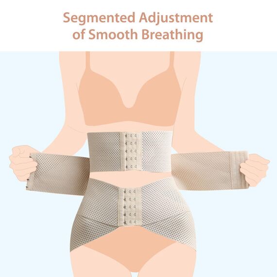 Sunveno Belly Shaper And Hip Definition Band, Color: Beige, Maternity Size: XL, 6 image